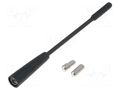 Antenna mast; 0.14m; M5,M6; inside; universal; black PER.PIC. A00107