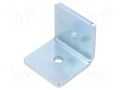 Angle bracket; for profiles; with bore without countersunk ELESA+GANTER GN967-45-45-L-2-ZB