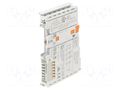 Industrial module: digital input; 0÷55°C; IP20; 750/753; IN: 8 WAGO 750-430