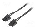 Cable; female; PIN: 2; 0.8m; 4A; Insulation: PVC; Colour: black-red ESPE KABX-2PFF-L800
