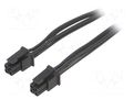 Cable; female-female; PIN: 4; 0.8m; 4A; Insulation: PVC; TLYp ESPE KABX-4PFF-L800