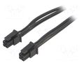 Cable; female-female; PIN: 4; 0.8m; 4A; Insulation: PVC; TLYp ESPE KABX-4PFF-L800
