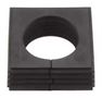 CABLE GROMMET, OPEN, TPE, BLACK 2583670000