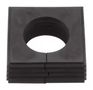 CABLE GROMMET, OPEN, TPE, BLACK 2583700000