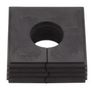 CABLE GROMMET, OPEN, TPE, BLACK 2583830000