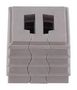 CABLE GROMMET, OPEN, TPE, GREY 2584800000