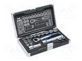 Wrench-set; 12-angles,socket spanner; 18pcs. HÖGERT TECHNIK HT1R478