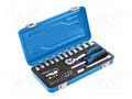 Wrench-set; Mounting: 1/4"; 53pcs. HÖGERT TECHNIK HT1R485