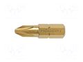 Screwdriver bit; Phillips; PH2; Overall len: 25mm; 5pcs; 1/4" HÖGERT TECHNIK HT1S382