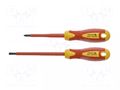 Insulated; Phillips,slot; PH2,5.5x1mm; 1kVAC; 2pcs. HÖGERT TECHNIK HT1S990