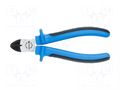 Pliers; side,cutting; ergonomic two-component handles; 160mm HÖGERT TECHNIK HT1P010