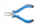 Pliers; curved,precision; 130mm HÖGERT TECHNIK HT1P056