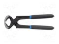 Pliers; end,cutting; ergonomic two-component handles; 180mm HÖGERT TECHNIK HT1P350