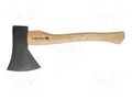 Axe; hardened steel; 400mm; 1kg; wood (hickory) HÖGERT TECHNIK HT3B064