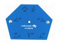 Try square; Kind: welding; magnetic; 22.5kg; hexagonal HÖGERT TECHNIK HT3B656