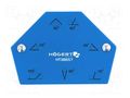 Try square; Kind: welding; magnetic; 11.5kg; hexagonal HÖGERT TECHNIK HT3B657
