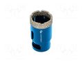 Diamond hole saw; 6mm; ceramics,glaze HÖGERT TECHNIK HT7D270