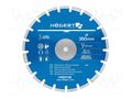 Cutting diamond wheel; Ø: 350mm; Disc thick: 3.2mm; concrete HÖGERT TECHNIK HT6D748