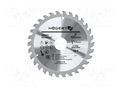 Circular saw; Ø: 160mm; W: 1.4mm; Teeth: 18; wood,chipboard; 30mm HÖGERT TECHNIK HT6D773