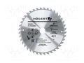 Circular saw; Ø: 250mm; Øhole: 30mm; W: 2mm; Teeth: 40 HÖGERT TECHNIK HT6D790