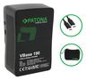 PATONA Premium V-Mount battery VBase 190 PD100W 190Wh USB-C USB-A D-Tap Samsung cells incl. hard case, PATONA 9418 4055655252164