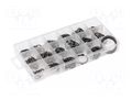 Circlip set; 225pcs. HÖGERT TECHNIK HT8G503