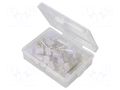 Diode: LED-kit; THT; 8mm; 50pcs; red/green; 3÷15VDC; plastic box OPTOSUPPLY OKLEDT8050RPW