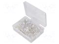 Diode: LED-kit; THT; 8mm; 50pcs; red/blue; 3÷15VDC; plastic box OPTOSUPPLY OKLEDT8050RBV