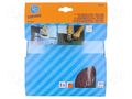 Sanding plate; Granularity: 36; fiber; Ø180mm; 6pcs. PG PROFESSIONAL PG-348.00