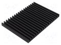Heatsink: extruded; L: 100mm; W: 140mm; H: 10mm; aluminium; anodized FISCHER ELEKTRONIK SK/695/100/SA