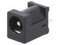 Connector: DC supply; socket; male; 1A; straight; THT; 5.5/2.1mm ADAM TECH ADC-010-1