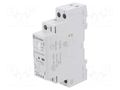 Contactor: 2-pole installation; 25A; 12VAC,12VDC; NO x2; IP20; 22 FINDER 22.32.0.012.4340