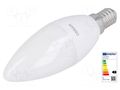 LED lamp; warm white; E14; 230VAC; 470lm; P: 5.7W; 2700K; CRImin: 80 ams OSRAM 4052899326453