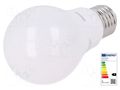 LED lamp; warm white; E27; 230VAC; 806lm; P: 9W; 2700K; CRImin: 80 ams OSRAM 4052899326842