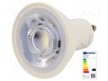 LED lamp; cool white; GU10; 230VAC; 350lm; P: 5W; 36°; 6500K ams OSRAM 4058075198647