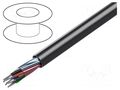 Wire; 4x2x24AWG; RS232,RS422; stranded; Cu; Insulation: PVC; chrome BELDEN 9728.060500