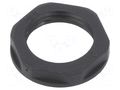 Nut; PG11; polyamide 66; black; Thread: PG; -50÷135°C HELLERMANNTYTON ALPA-PG11-BK