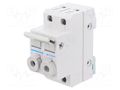 Fuse disconnector; 10x38mm; for DIN rail mounting; 20A; 400V HAGER L96200