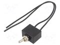 Switch: toggle; Pos: 2; SPST; OFF-(ON); 25A/12VDC; Leads: cables SWITCH COMPONENTS TB1-1B-DC-WW