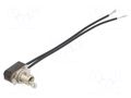 Switch: toggle; Pos: 2; SPST; ON-OFF; 6A/12VDC; Leads: cables; TC/TC SWITCH COMPONENTS TC-1A-DC-W-2