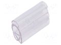 Markers; 4÷10mm; PVC; transparent; -30÷60°C; PT+20; UL94V-0; W: 6mm PARTEX PT+20018A