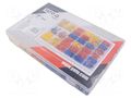 Kit: connectors; crimped; for cable; insulated; 600pcs. YATO YT-068913