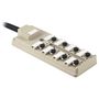 Sensor-actuator passive distributor (with cable), complete module, Fixed cable version, Number of contact sockets: 8, Number of poles: 5, M12, 5 m, LE Weidmuller 9456890000 04008190347604