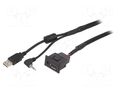 USB/AUX adapter; Mitsubishi; Mitsubishi ASX 2010->2019 ACV 44-1202-001