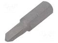 Screwdriver bit; Tri-Wing®; TW2; Overall len: 25mm BETA BE861TRW/2