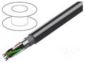 Wire; 3x2x24AWG; RS232,RS422; stranded; Cu; Insulation: PVC; chrome BELDEN 9830.060500