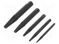 Kit: screw extractor; 5pcs. RENNSTEIG REN.4709003