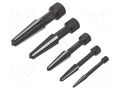 Kit: screw extractor; 5pcs. RENNSTEIG REN.4719003