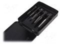 Kit: screw extractor; 5pcs. RENNSTEIG REN.4719013