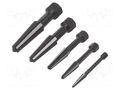 Kit: screw extractor; 5pcs. RENNSTEIG REN.4719043